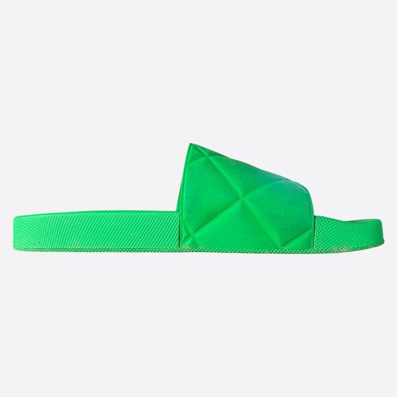 Bottega Veneta Green Rubber Sandals main image 6